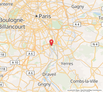 Map of Choisy-le-Roi, Île-de-France