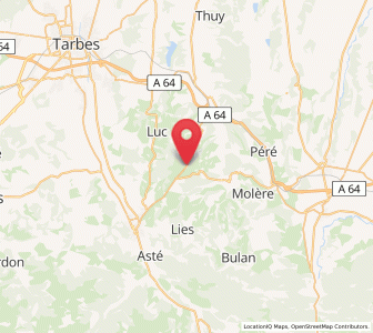 Map of Cieutat, Occitanie