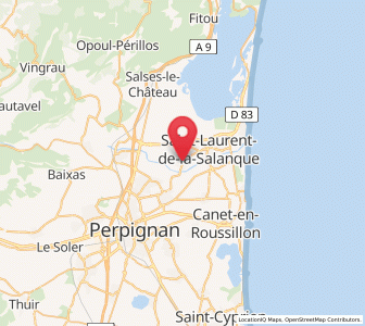 Map of Claira, Occitanie