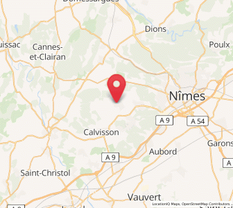 Map of Clarensac, Occitanie