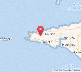 Map of Cléden-Cap-Sizun, Brittany