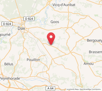 Map of Clermont, Nouvelle-Aquitaine