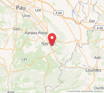 Map of Coarraze, Nouvelle-Aquitaine