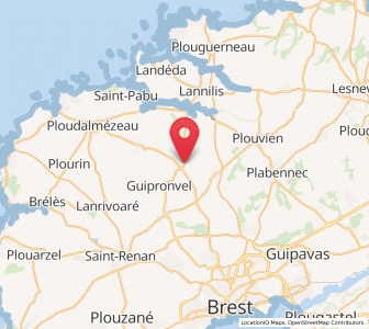 Map of Coat-Méal, Brittany