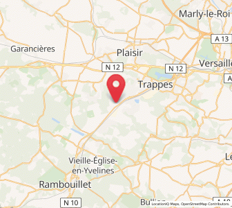 Map of Coignières, Île-de-France