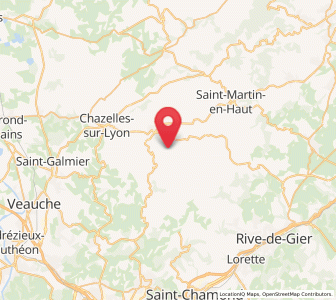 Map of Coise, Auvergne-Rhône-Alpes