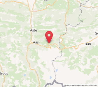 Map of Col d'Aubisque, Nouvelle-Aquitaine