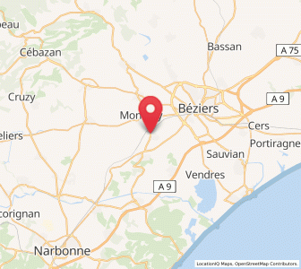 Map of Colombiers, Occitanie