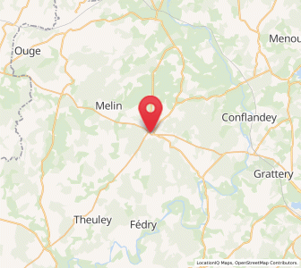 Map of Combeaufontaine, Bourgogne-Franche-Comté