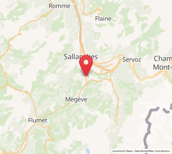Map of Combloux, Auvergne-Rhône-Alpes