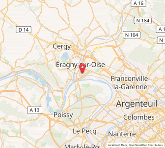 Map of Conflans-Sainte-Honorine, Île-de-France