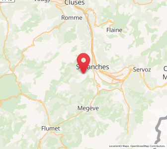 Map of Cordon, Auvergne-Rhône-Alpes