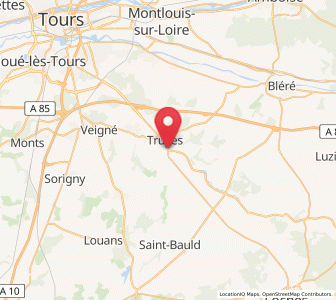 Map of Cormery, Centre
