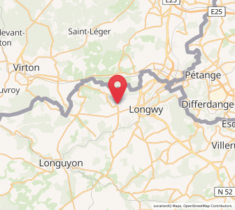 Map of Cosnes, Grand Est