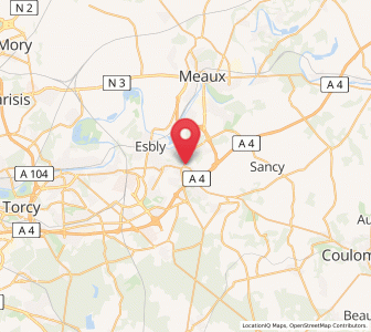 Map of Couilly-Pont-aux-Dames, Île-de-France