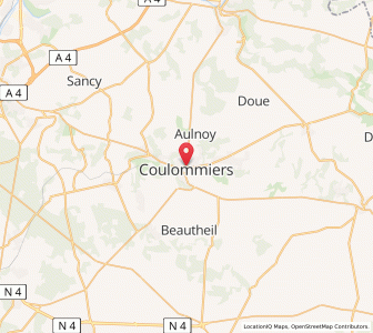 Map of Coulommiers, Île-de-France