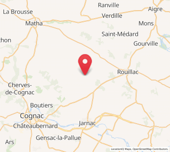 Map of Courbillac, Nouvelle-Aquitaine