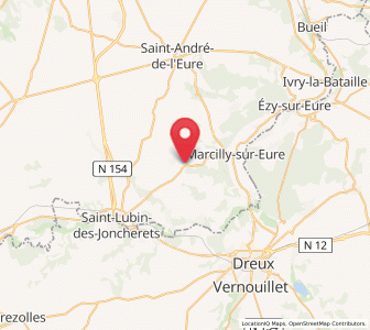 Map of Courdemanche, Normandy