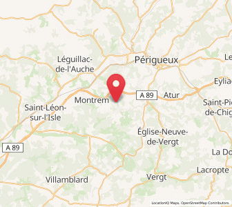 Map of Coursac, Nouvelle-Aquitaine