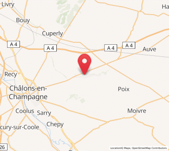 Map of Courtisols, Grand Est