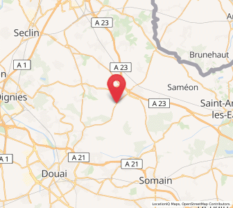 Map of Coutiches, Hauts-de-France