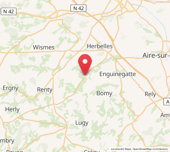 Map of Coyecques, Hauts-de-France