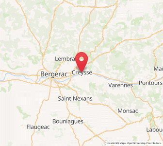 Map of Creysse, Nouvelle-Aquitaine
