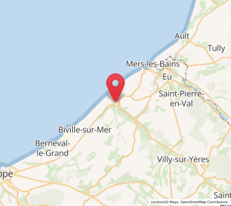 Map of Criel-sur-Mer, Normandy