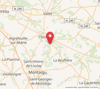 Map of Cugand, Pays de la Loire