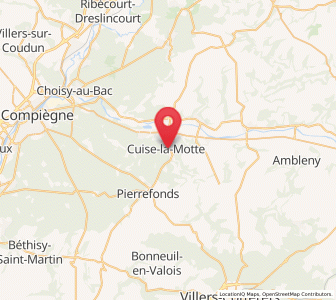 Map of Cuise-la-Motte, Hauts-de-France