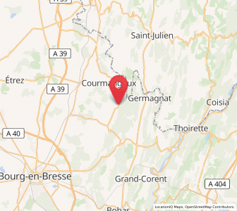 Map of Cuisiat, Auvergne-Rhône-Alpes