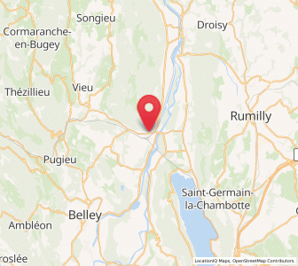 Map of Culoz, Auvergne-Rhône-Alpes