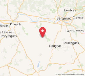 Map of Cunèges, Nouvelle-Aquitaine