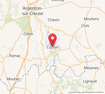 Map of Cuzion, Centre