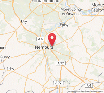 Map of Darvault, Île-de-France