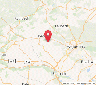 Map of Dauendorf, Grand Est