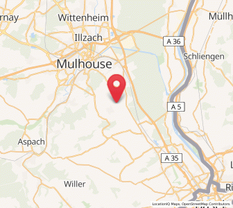 Map of Dietwiller, Grand Est