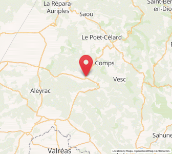 Map of Dieulefit, Auvergne-Rhône-Alpes