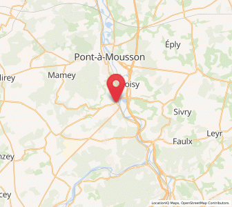 Map of Dieulouard, Grand Est