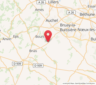 Map of Diéval, Hauts-de-France