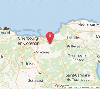 Map of Digosville, Normandy