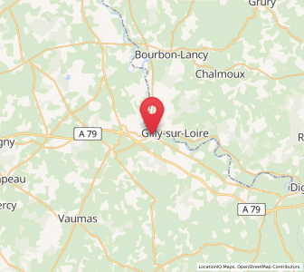 Map of Diou, Auvergne-Rhône-Alpes