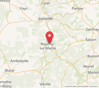 Map of Donjeux, Grand Est
