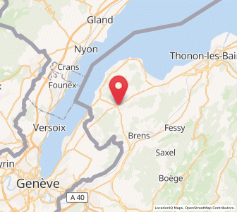 Map of Douvaine, Auvergne-Rhône-Alpes