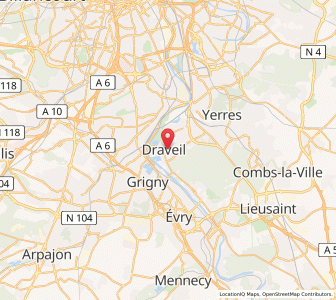 Map of Draveil, Île-de-France