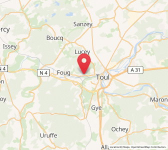 Map of Écrouves, Grand Est