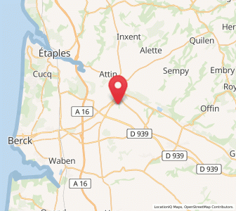 Map of Écuires, Hauts-de-France