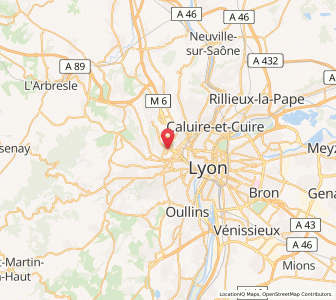 Map of Écully, Auvergne-Rhône-Alpes