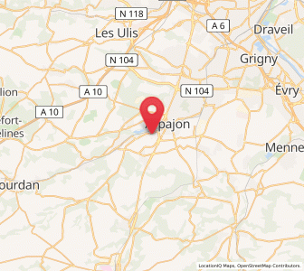 Map of Égly, Île-de-France