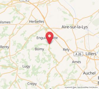 Map of Enquin-les-Mines, Hauts-de-France
